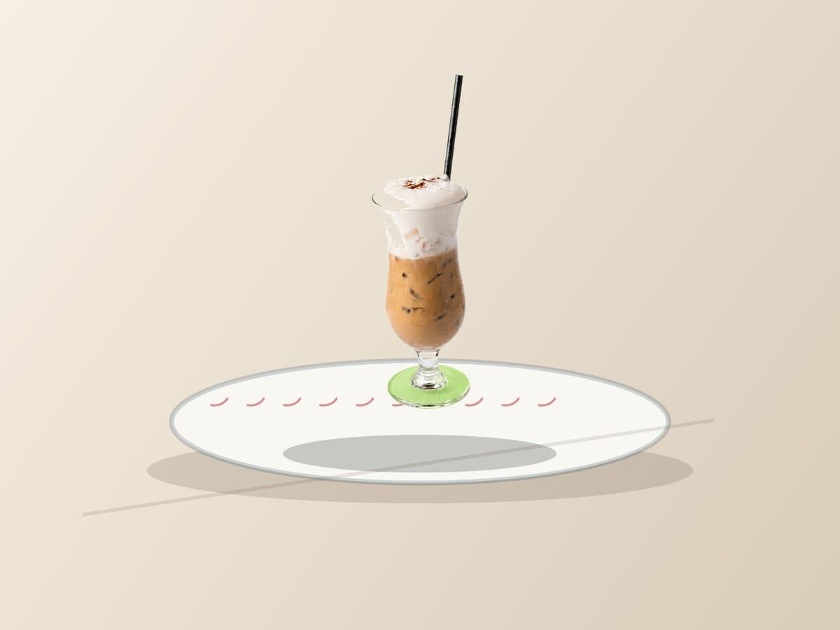 Caffe Latte at DOYA JJAMBBONG