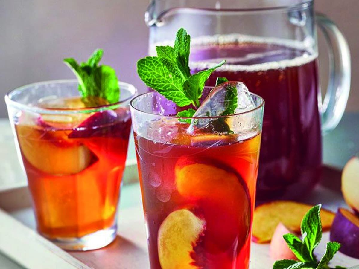 Peach Tea at DOYA JJAMBBONG
